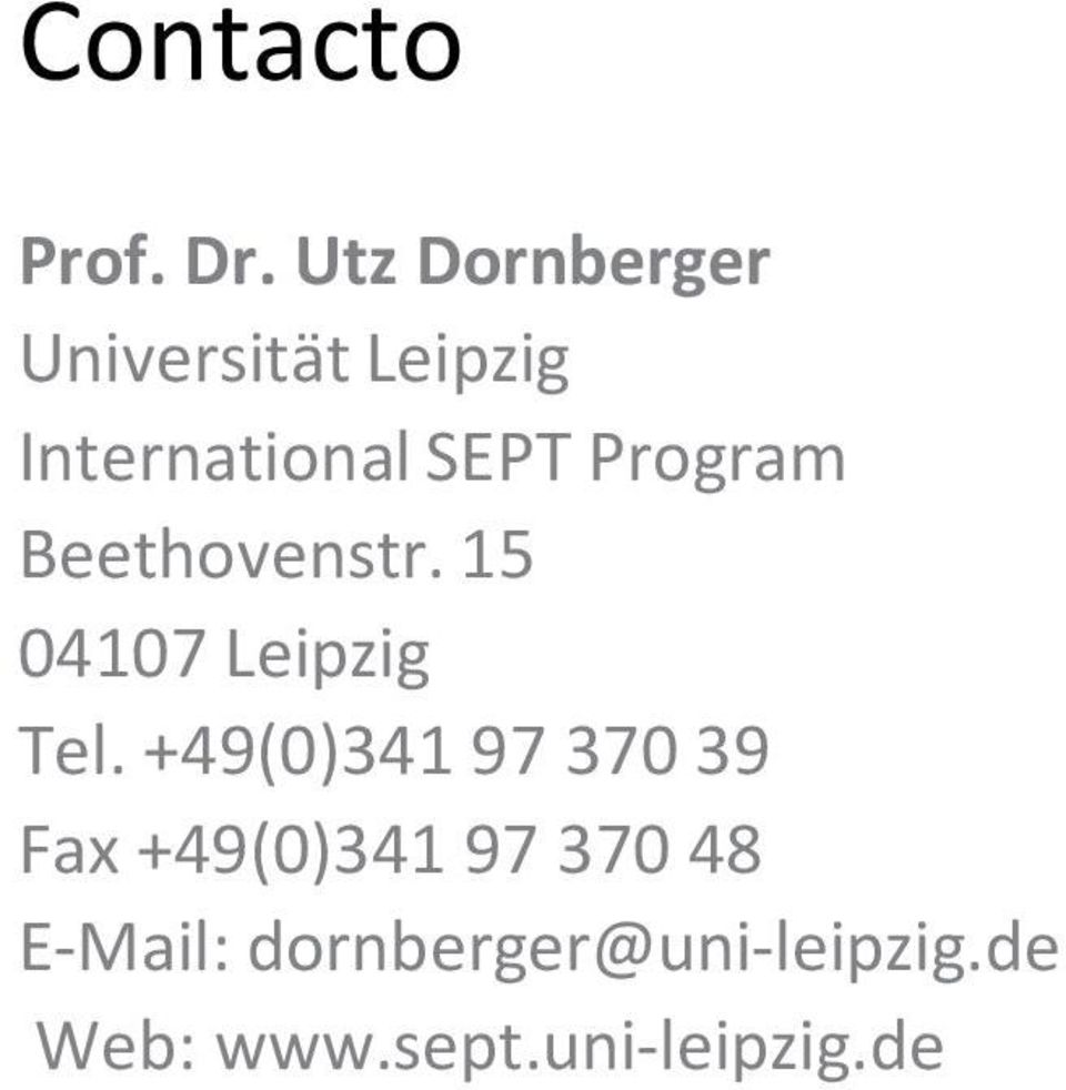 Program Beethovenstr. 15 04107 Leipzig Tel.