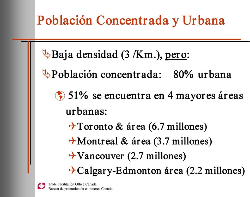 mayores áreas urbanas: Toronto & área (6.