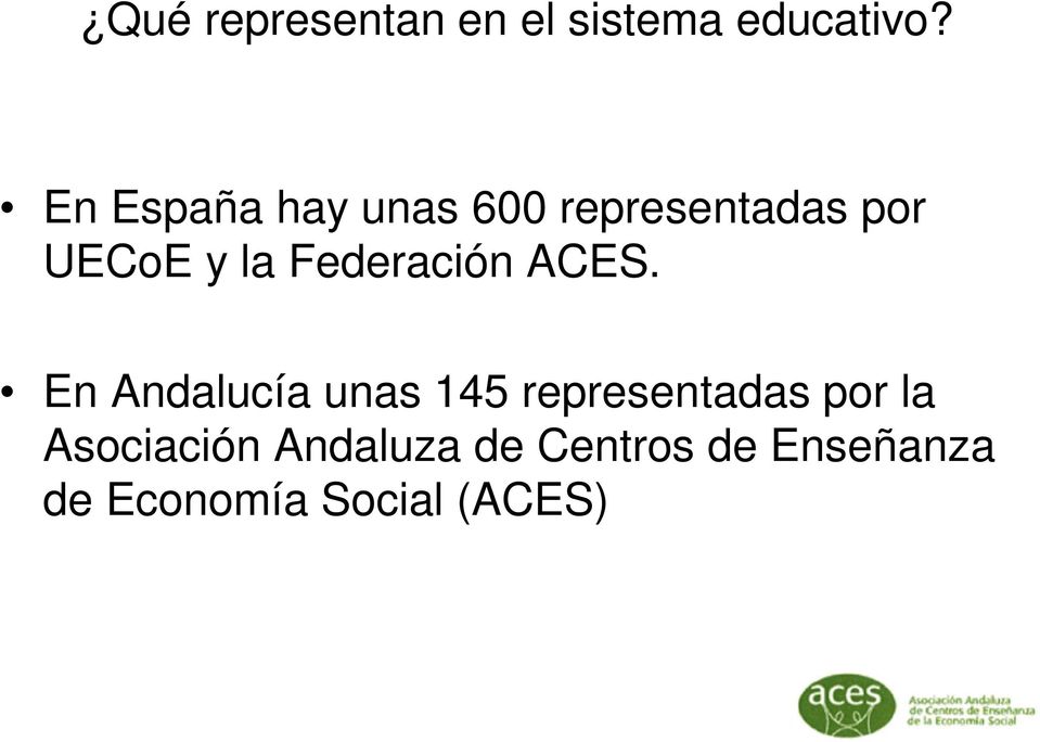 Federación ACES.