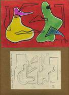 4. Abstracción génesis, 1959 Plumilla sobre papel 32,8 x 44,5 cm 5.