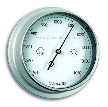 ELEMENTOS CLIMÁTICOS: PRESIÓN PRESIÓN - Es el peso del aire sobre la superficie de la tierra. - Se mide en milibares (mb). - Se usa el barómetro para su medición.