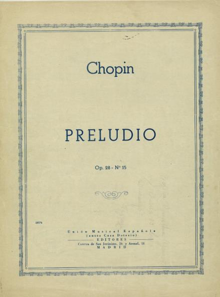CLÁSICA 095. Romanza, Intermedio y Marcha (flautista ambulante) para piano. Manuel Blancafort. Ed. José Porter, 1943 (16 pp.) 096. Tosca. G. Puccini.