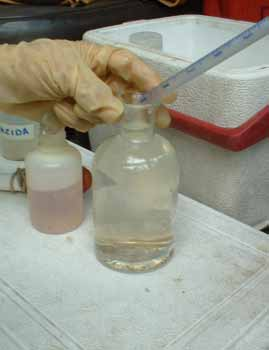 METODOLOGIA DE TRABAJO EN CAMPO Toma Toma de de muestras de de calidad calidad de de agua agua