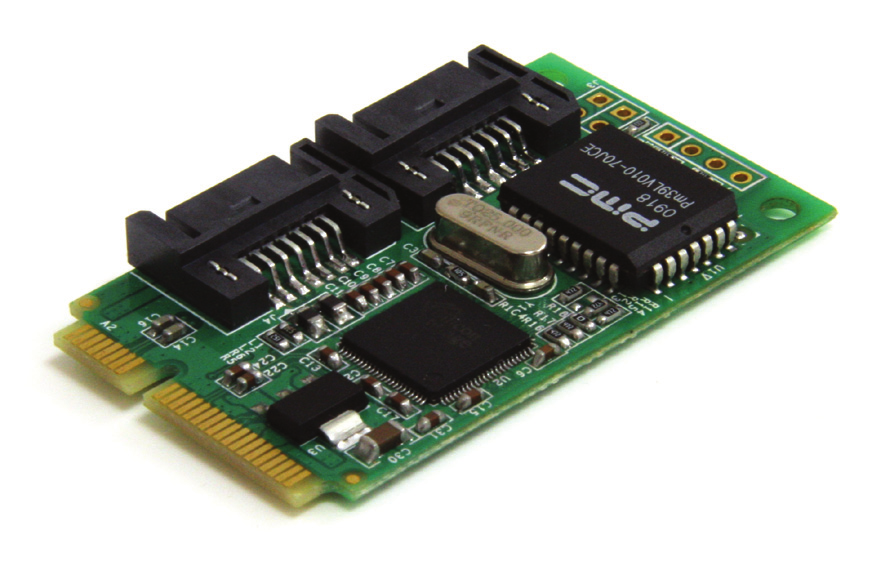 Tarjeta Controladora Mini PCI Express con 2 Puertos Internos SATA II MPEXSATA22I *El producto real podría variar de la fotografías DE: Bedienungsanleitung - de.startech.