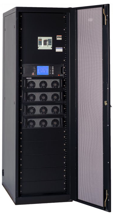 UPS ON LINE DOBLE CONVERSION MODULAR SERIE EA660 20 KVA -400 KVA Trifásico/Trifásico Con una capacidad ampliable hasta 400KVA/320KW en cada armario y la tecnología completa de control DSP, la serie