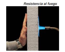Alta resistencia al fuego: La estructura del Sistema Constructivo de Concreto Celular Moducell es extremadamente resistente al fuego, durante un mínimo de 4 horas y