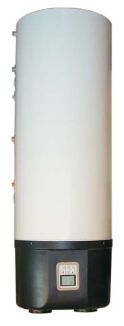 Bomba de calor CS c/ depósito inox 200L / 00 L / 0L La Bomba de Calor CS calienta el agua, obteniendo calor del aire ambiente.