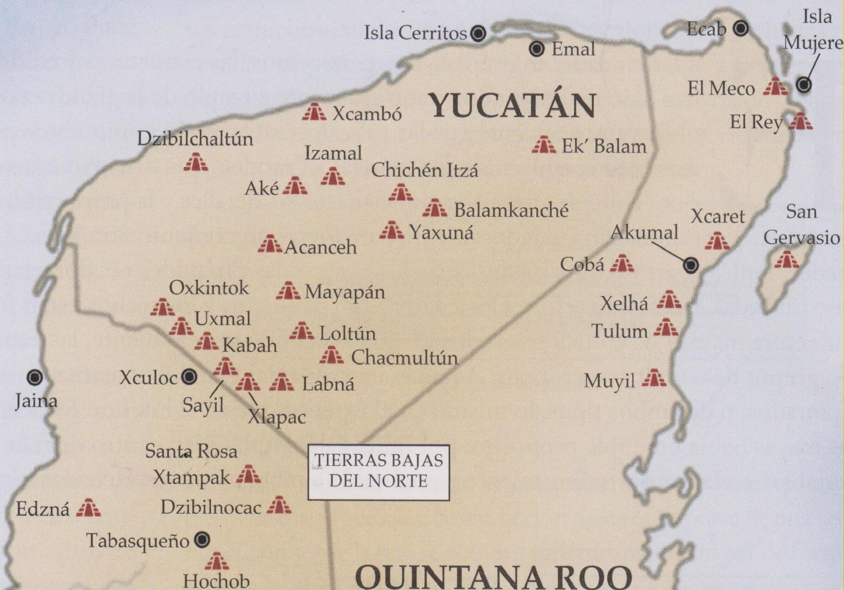 La Zona arquitectónica denominada Puuc Las ciudades mayas más relevantes del estilo Puuc que se encuentran en