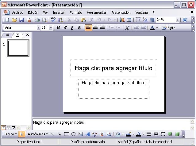 3 4 2 1 Nota: También puedes ingresar al programa MICROSOFT PowerPoint haciendo doble clic sobre el icono que se encuentra sobre el escritorio de Windows. 5.