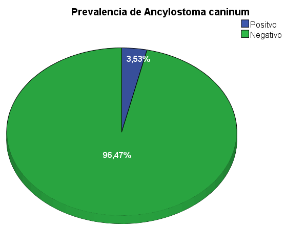 4.3.6. Prevalencia de Ancylostoma caninum TABLA N 10.