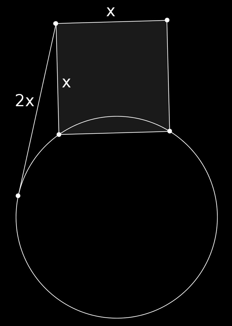 8 Ejercicios 1. Si desde un punto P del eje radical de dos circunferencias se trazan las tangentes a las circunferencias, las distancias desde P a los dos puntos de tangencia son iguales. 2.