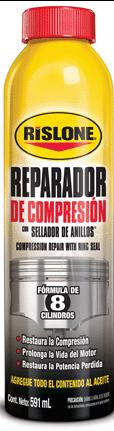 Reparador de compresión - 4 Cilindros de Rislone - Nuevo! Parte No. 24440 Tamaño botella: 367 ml Dosis: Una botella trata 3 y 4 vehículos del cilindro.