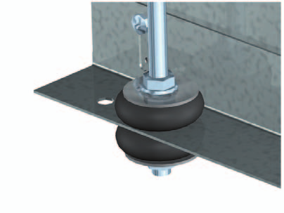 Accesorios de Descarga para Instalación en Pared MODELO WC (Conexión Redonda) Campana para Muro B Construcción de aluminio Para aplicaciones a la intemperie Con malla contra pájaros (no disponible en