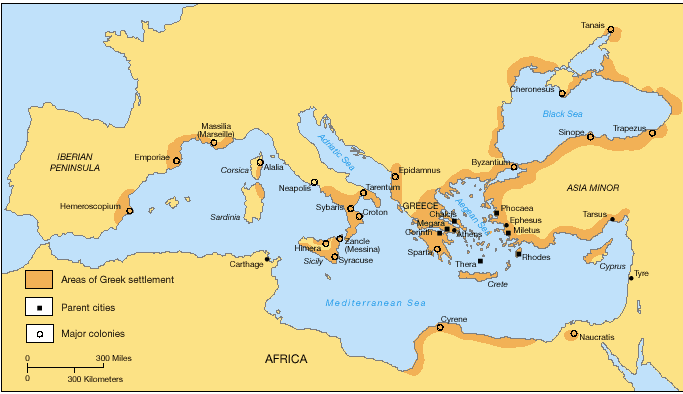 1. EL MUNDO GRIEGO 1.1. El nacimiento del mundo griego y las polis griegas. La civilización griega se originó en la Península Balcánica y en las costas e islas del mar Egeo.