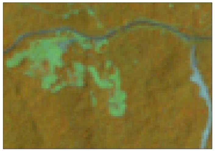 Imagen Landsat TM 5 7 bandas Pixel 30m x 30 m Utilizadas en mapa de