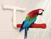 Sun Parrots PERCHAS Y PARQUES DE JUEGO SUNDY-PERCH Gracias a su textura rugosa, las perchas de pedicura permiten limar el pico y las uñas.