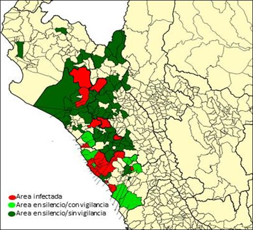 Situación de la Peste en el Perú, año 2014 (SE-52) Sugerencia para citar: Vargas E. Situación de la Peste, año 2014 (SE-52). Bol Epidemiol (Lima). 2014; 23 (52): 1008-1009. I.