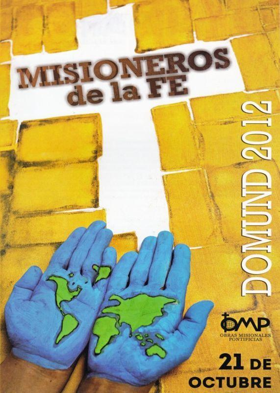 Celebración misionera con ocasión del DOMUND 2012: TESTIGOS DEL EVANGELIO Vivir y propagar la fe Elementos necesarios para la celebración: - Se le pedirá con antelación a cada animador de las