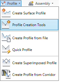 Para crear un perfil de diseño, utilice las herramientas de composición de perfiles (Profile Creation Tools), especifique el perfil