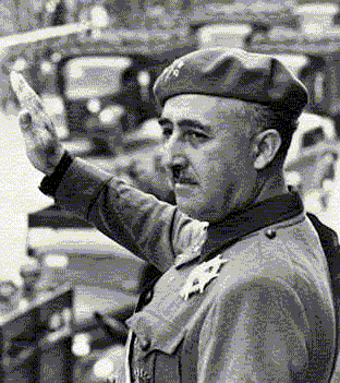 España y la dictadura de Franco El dictador Francisco Franco subió al poder durante la sangrienta Guerra Civil Española (936-1939) con la ayuda de la Alemania Nazi y la Italia fascista, cuando