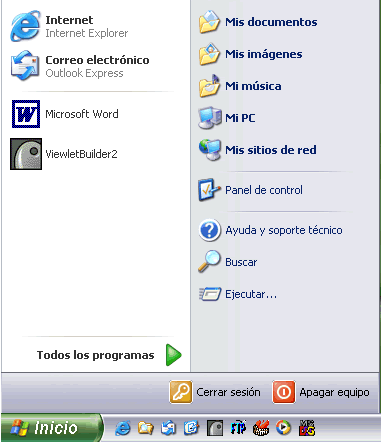 Las Barras y El Botón Inicio Barra de Tareas. La barra de tareas es la que aparece en la parte inferior de la pantalla.