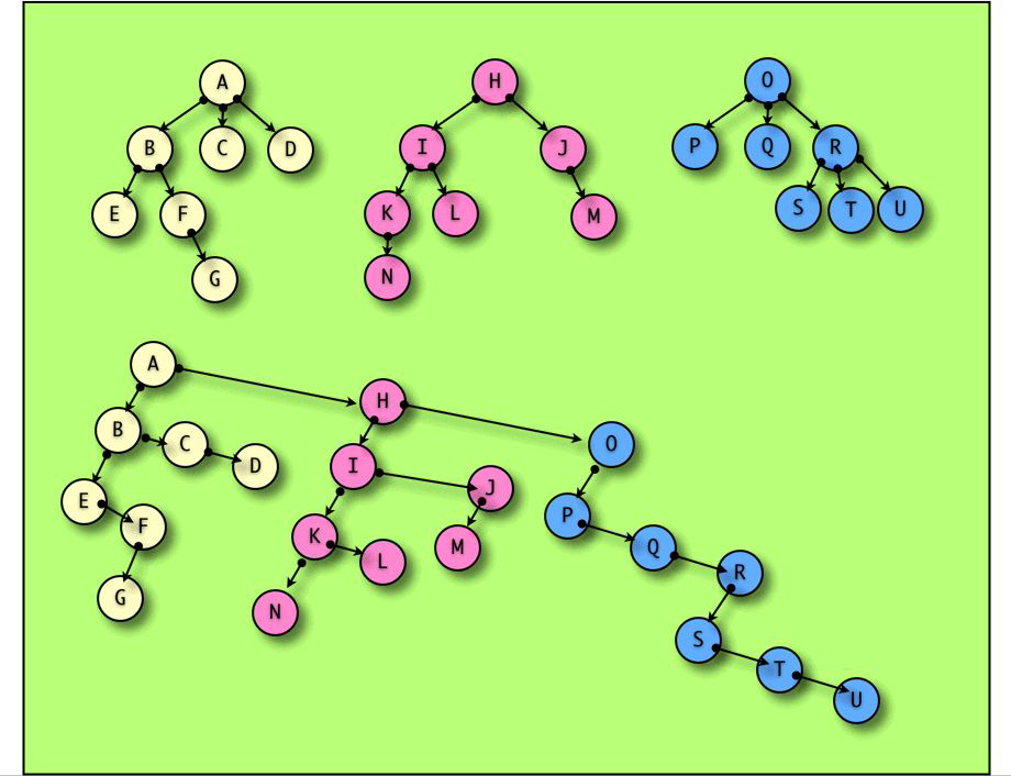 std::cout<<tree->info; intr(tree->right); Las rutinas para recorrer el árbol en los demás ordenes son similares.