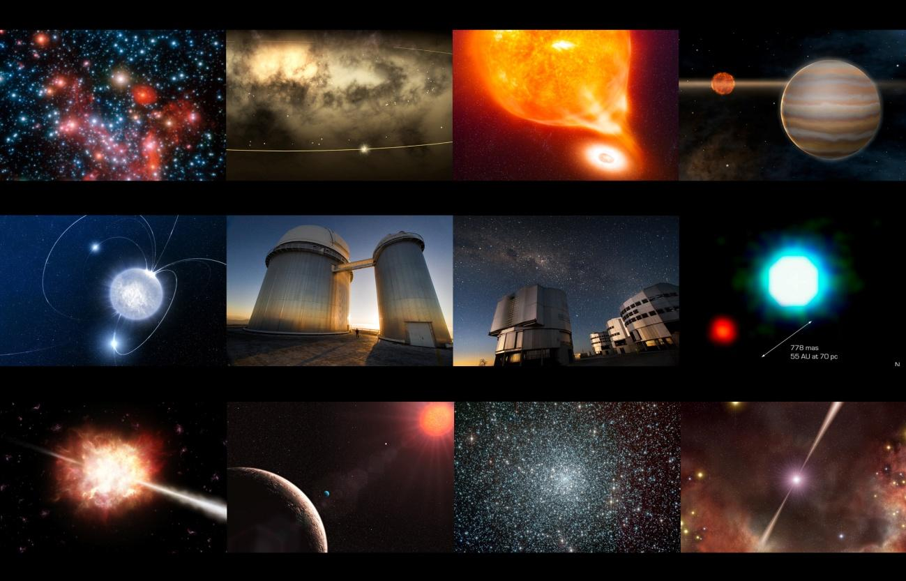 Los 10 principales descubrimientos de ESO Observatorio Europeo Austral Alcanzando nuevas alturas en Astronomía