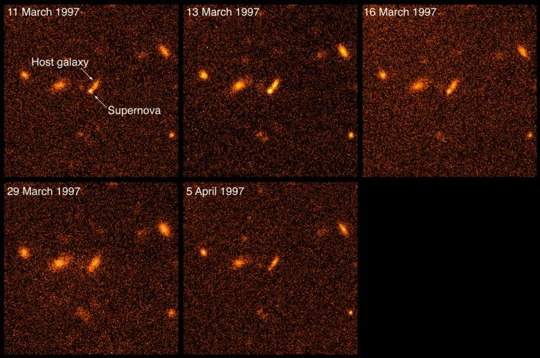 2. Universo en aceleración Descubrimiento: supernovas distantes indican Universo en aceleración Telescopios: ESO 3,6 m y NTT, La