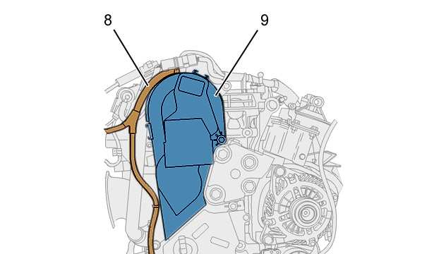 CONTROL DE LA DISTRIBUCIÓN Motores : 4HP 4HS 4HT ATENCIÓN : manipular delicadamente la línea de escape para evitar destruir el flexible ; éste no soporta las fuerzas de torsión, tracción ni flexión