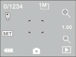 3 : Calidad Video, presione este botón para elegir 720P/VGA. 4 : Indica que la tarjeta se encuentra introducida. 5 : zoom digital, presione para ampliar. 6 : zoom digital, presione para reducir.