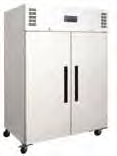 Armario frigorífico o congelador con puerta maciza 00 litros Armarios con cerradura y capacidad hasta 0 contenedores GN / de 00mm (no incluidos).