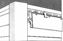 Agregar 6 mm de holgura al canal. Marca para corte Ubicar el panel en su lugar y marcar el área de la ventana, manteniendo un espacio libre de 6 mm en ambos perfiles - J.