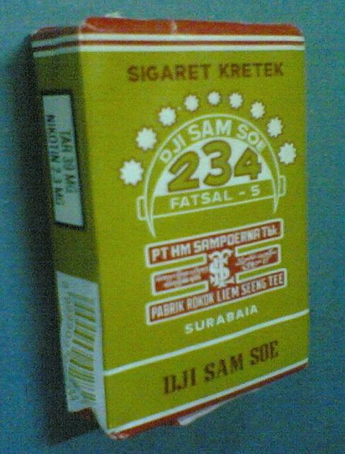 Kreteks ( cigarrillos Clove o de clavo ) Indonesia, venta por internet 60% de tabaco y 40% especie clavo
