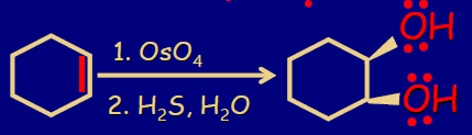 Reacciones de adición concertada a alquenos Oxidación con KMnO 4