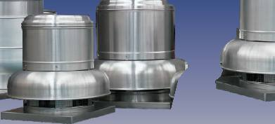 descarga de aire vertical para instalación en campanas industriales para extracción localizada en