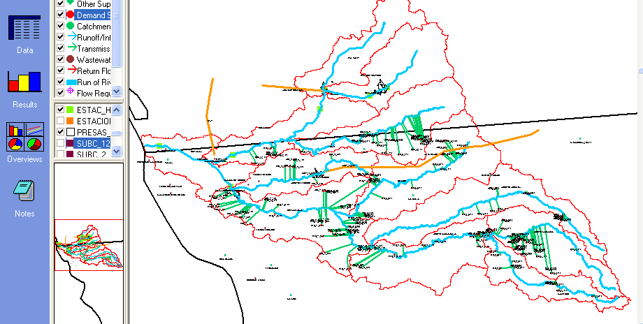 Cuenca del Río Tijuana Modelo WEAP en la cuenca del Río Tijuana 204 usuarios (incluyendo las ciudades de