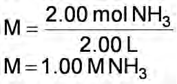 Práctica Calcule la molaridad de una hecha disolviendo 34.0 g de NH 3 en 2.00 x 10 3 ml de Dado: Encuentre: 34.0 g NH 3, 2000 ml sol n M 2.00 mol NH 3, 2.