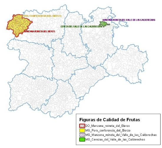 calidad de Sierra de Salamanca (2010) Vinos de la Tierra de Castilla y León M.G. Ternera Charra M.G. Farinato de Ciudad Rodrigo M.G. Cochinillo de Segovia M.