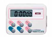 60 88 Medidor de tiempos cortos Electronic Timer Clock funciones: Cronómetro hasta horas, con función de cuenta hacia adelante y hacia Amarell atrás con señal de alarma al final de