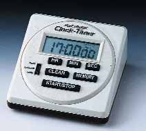 GENERAL CATALOGUE EDITION 9 Cronómetro para periodos cortos con reloj Fácil de utilizar. De cuarzo. Con señal de alarma electrónica Ajustable de segundo a horas.