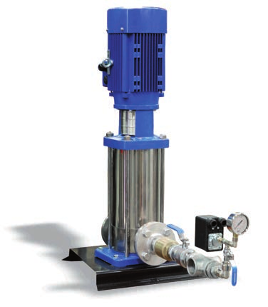 Equipos de presión Serie H VX Equipos de presión con electrobombas in line tipo VX Aplicaciones Equipos diseñados para suministro automático de agua a presión en grandes instalaciones, edificios,