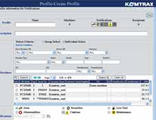 Emplee la valiosa información de su máquina recibida a través de la Web de Komtrax para optimizar su mantenimiento y