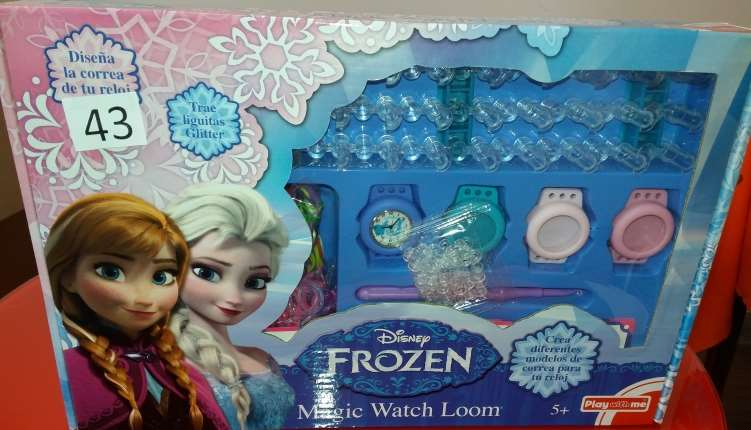 Niñas 5 a 7 años n 31 Set de Frozen con elásticos Loom para hacer las correas