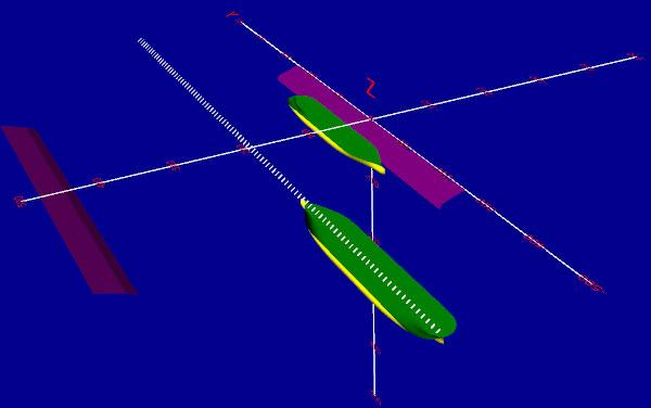 Análisis Ropes + Ship-Moorings - Cálculo de fuerzas de interacción Buque en