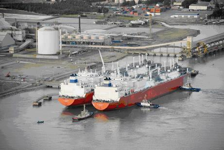 exigente normativa internacional LNG Operación normalizada: 69
