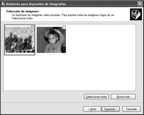 imágenes y fax de Windows. Icono Imprimir 3.