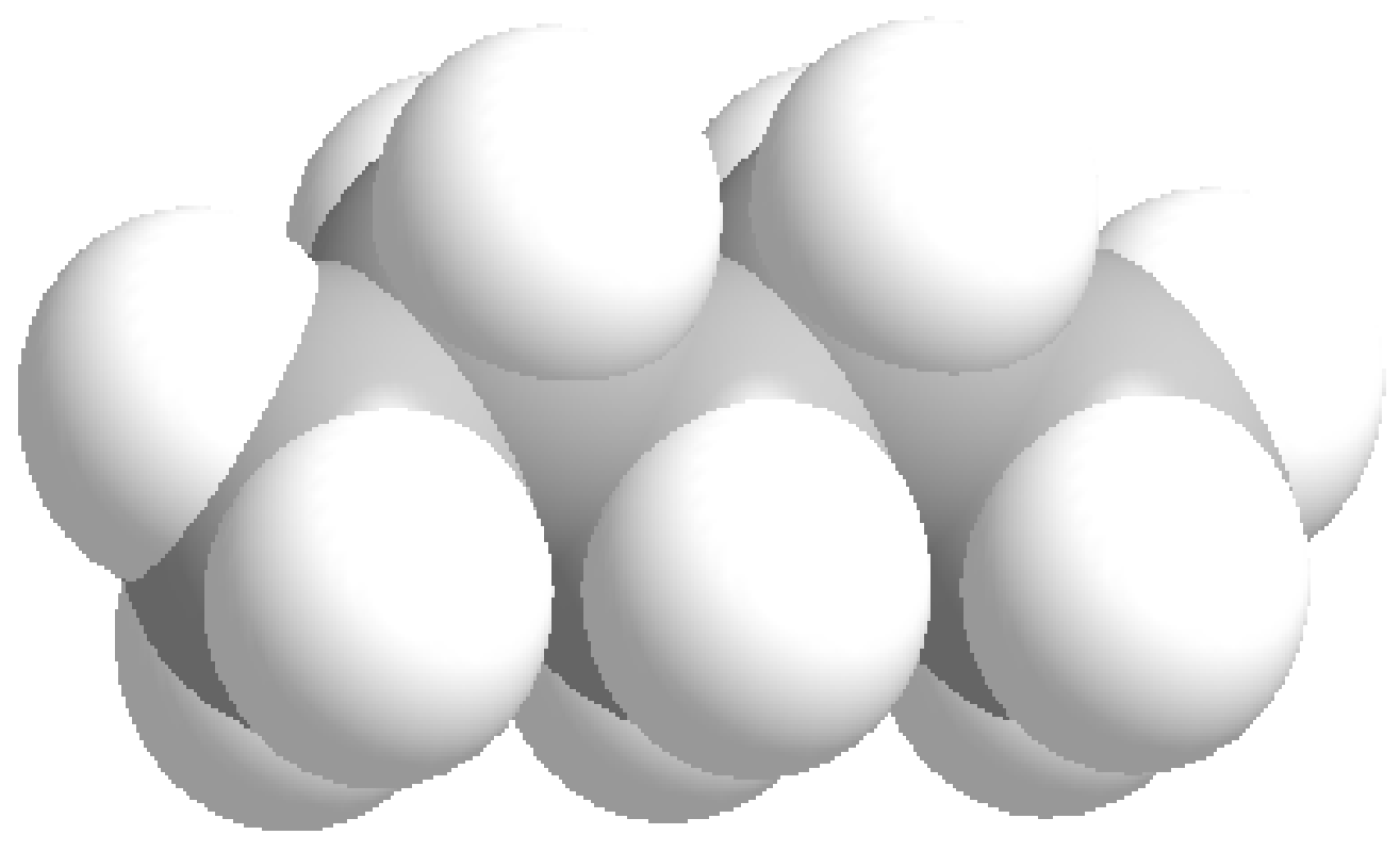 4.2. Propiedades físicas de los alcanos A igualdad de peso molecular, los alcanos ramificados tienen menor punto de ebullición que