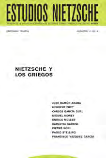 Estudios Nietzsche n.-11 SUMARIO http://www.uma.es/nietzsche-seden/ ---------------------------------------------- 2.- OBRAS COMPLETAS DE F.