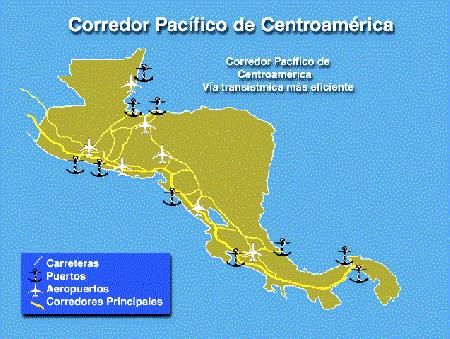 Integración Política y Económica vrs Integración Territorial Regional Corredor Logístico Centroamericano: propuesto como un sistema articulado de carreteras, puertos