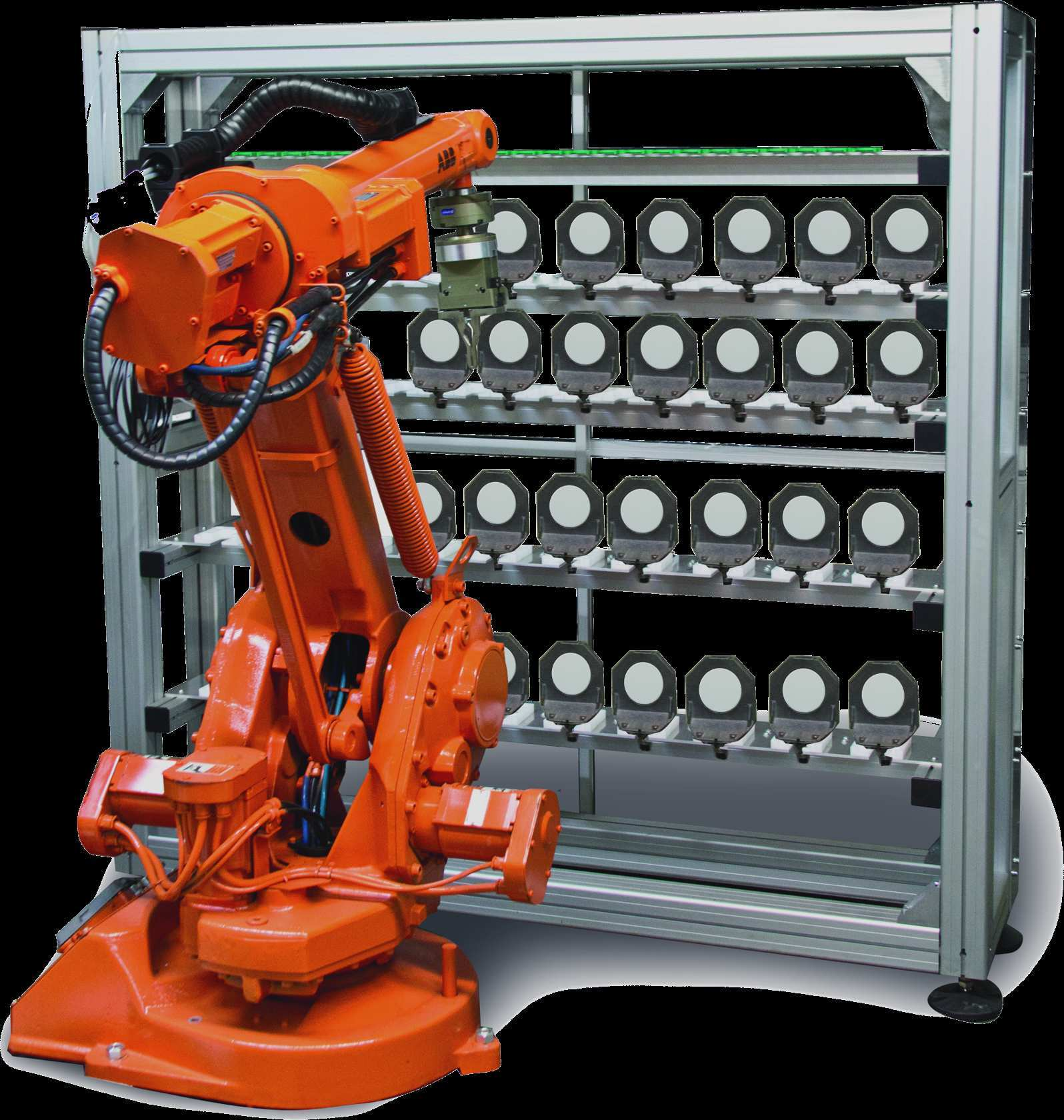 850i Automatización completa con manejo robótico de herramientas y materiales Totalmente automático Solución de alta tecnología para uso contínuo totalmente automatizado gracias al brazo robótico